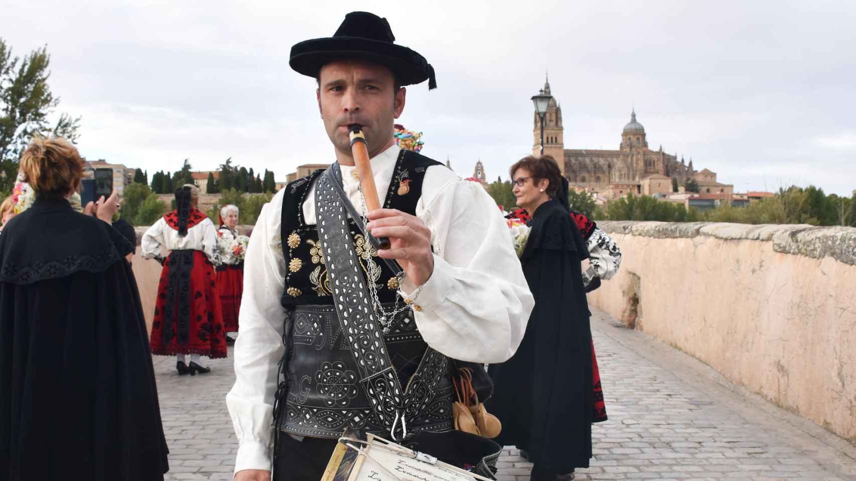 Los tamborileros charros pondrán la nota musical por las calles de Salamanca