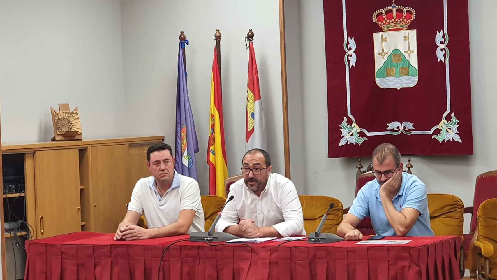 Rueda de prensa en el Ayuntamiento de Tordesillas sobre el Torneo del Toro de la Vega.