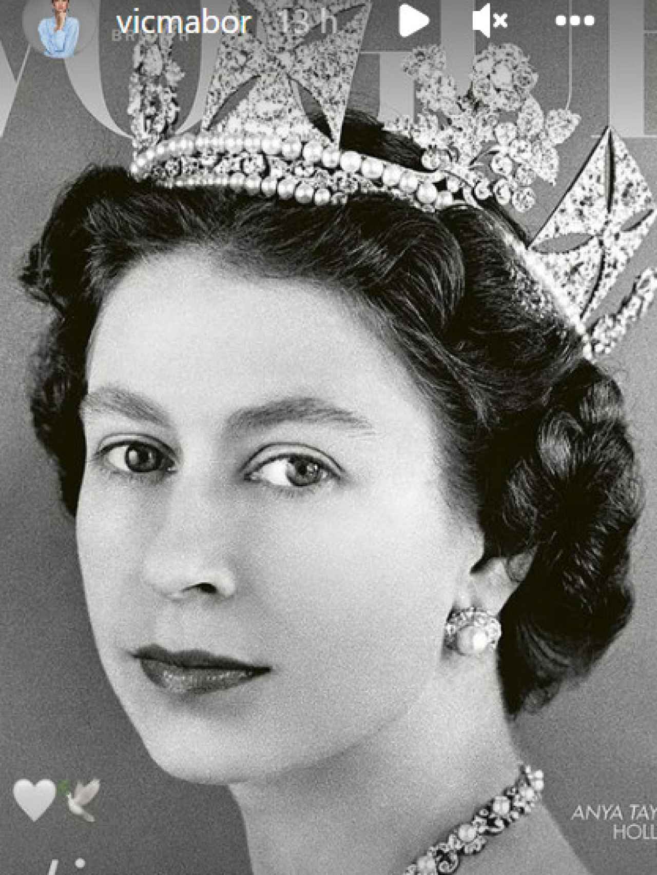 Victoria Federica se ha despedido de la reina Isabel II a través de sus 'stories' de Instagram.