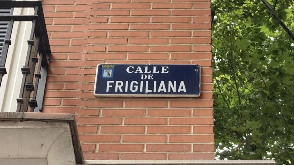 Calle de Frigiliana, en el barrio de Legazpi.