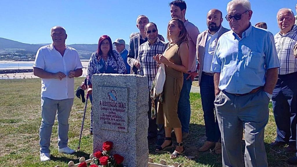 Homenaje del PSdeG a Ceferino Díaz en Foz (Lugo).