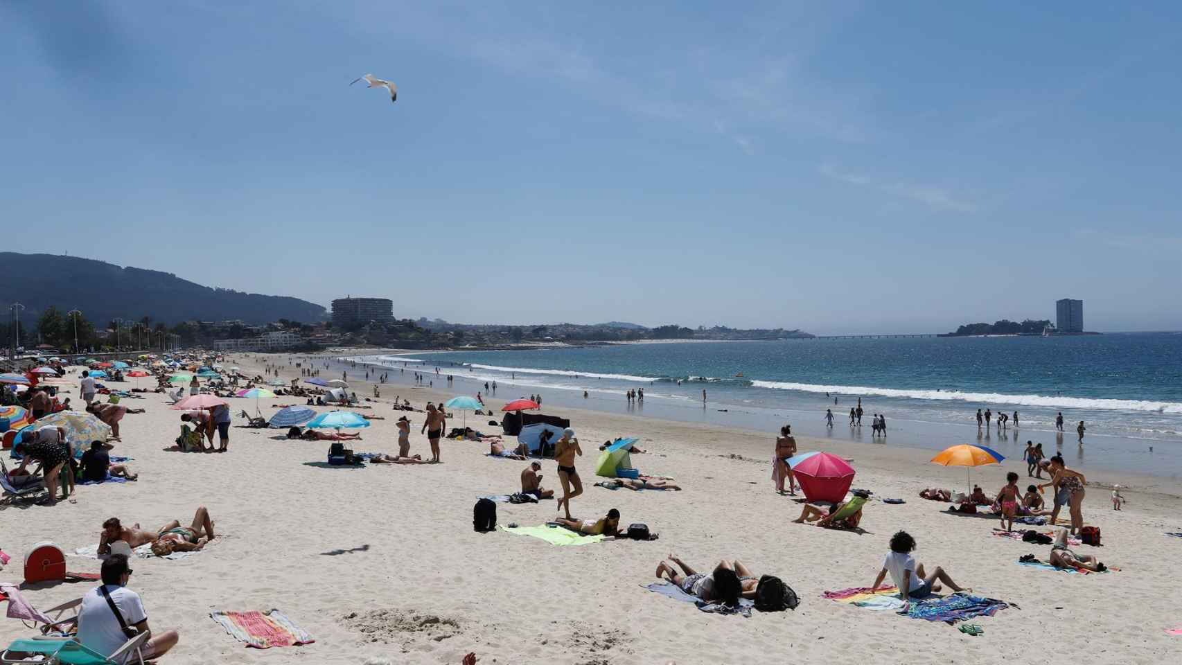 La playa de Samil en una foto de archivo.