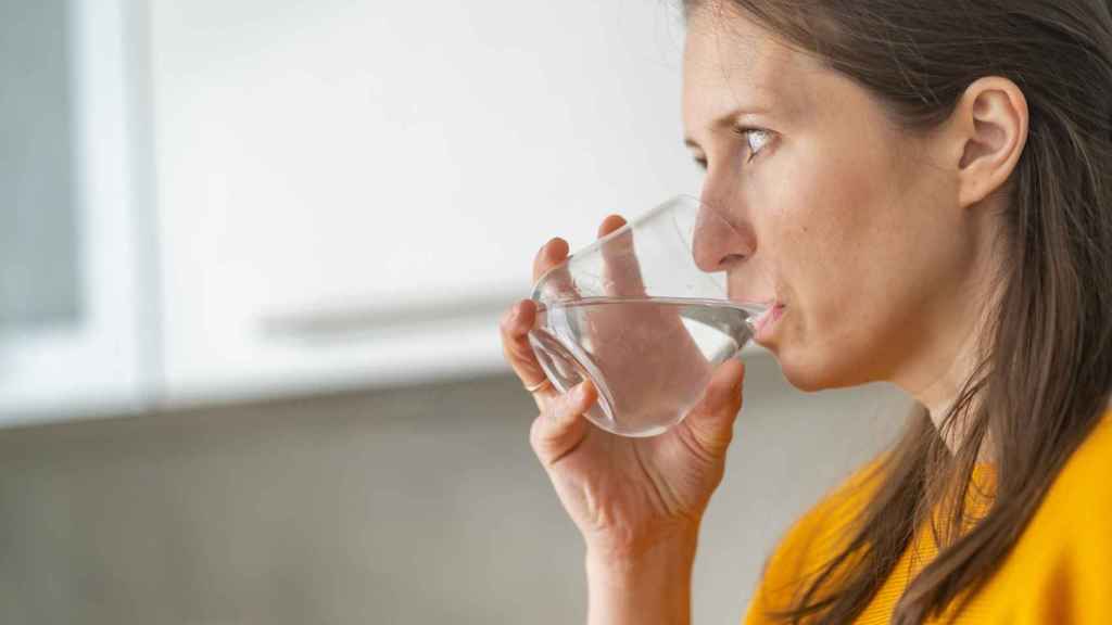 agua beber potable vaso