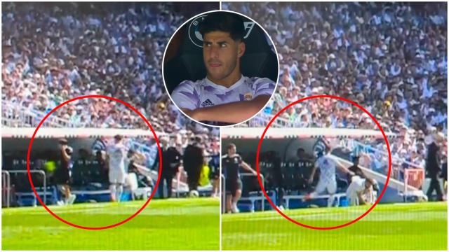 El enfado de Marco Asensio tras quedarse sin jugar contra el Mallorca