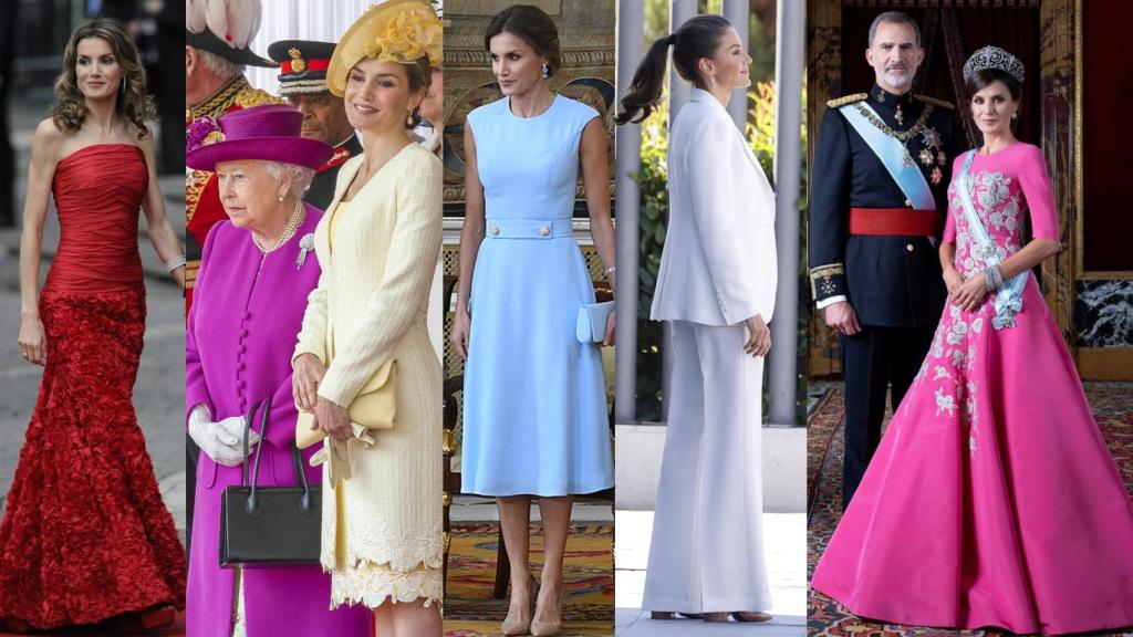 Distintos momentos que muestran la relación de doña Letizia con la moda.