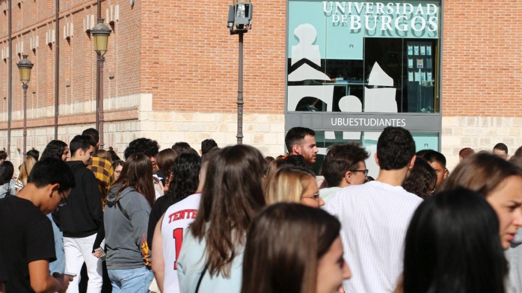 Alumnos en la Universidad de Burgos