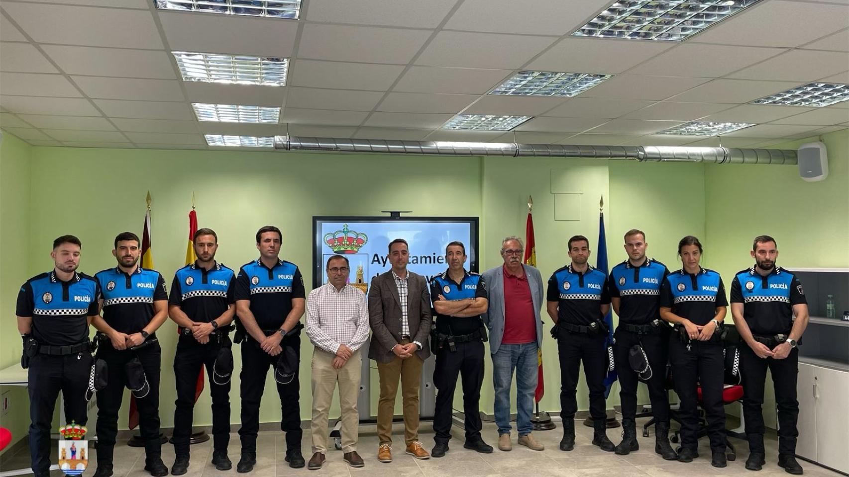 Presentación de los nuevos agentes de la Policía Local en Benavente