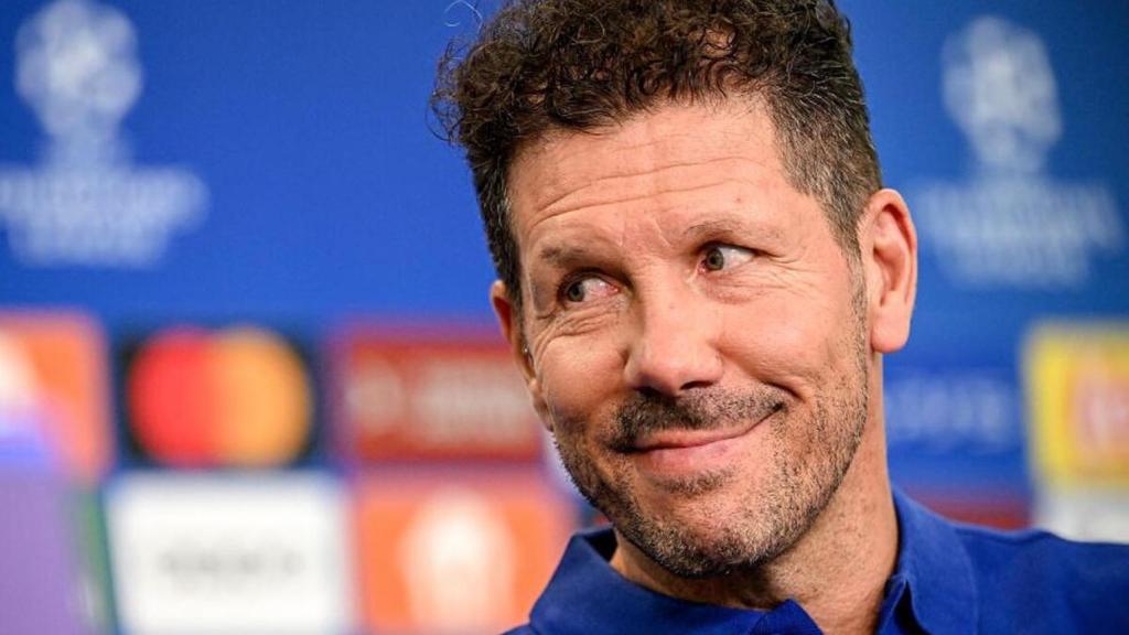 El 'Cholo' Simeone, en rueda de prensa de la UEFA Champions League