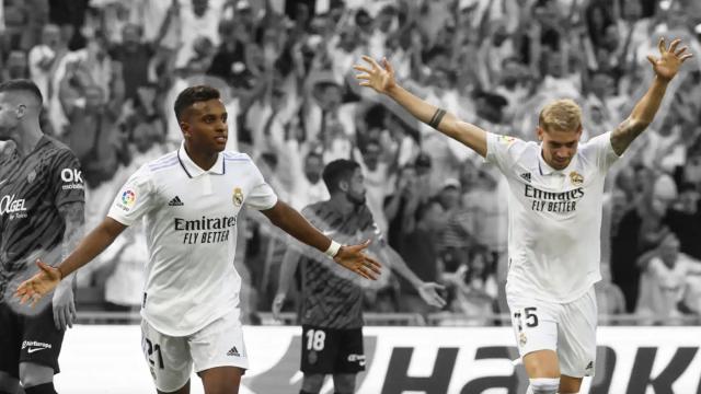 Rodrygo y Fede Valverde