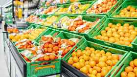 La sección de frutas y verduras de un supermercado Mercadona.