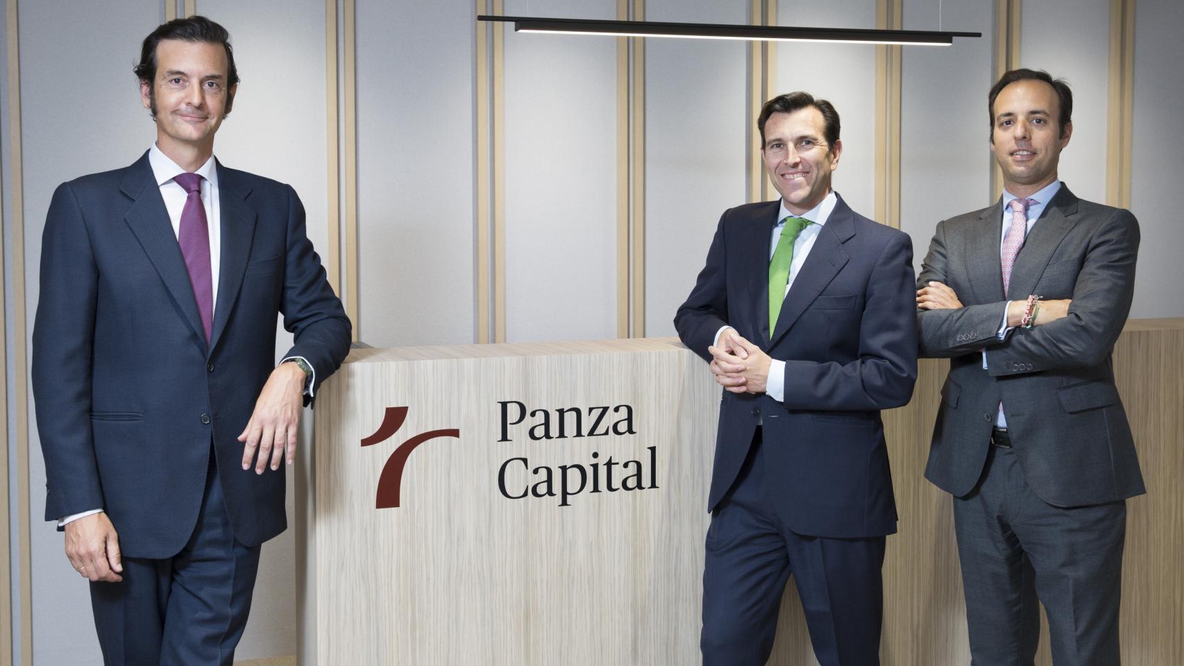 Gustavo Trillo, Ricardo Cañete y Maximiano Pablos, miembros de Panza Capital.