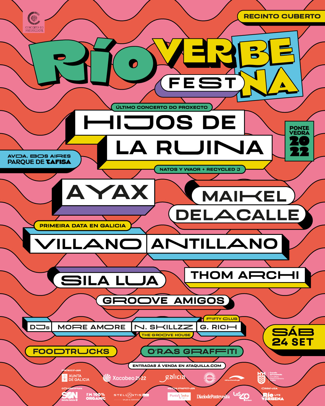 Cartel completo de Río Verbena.