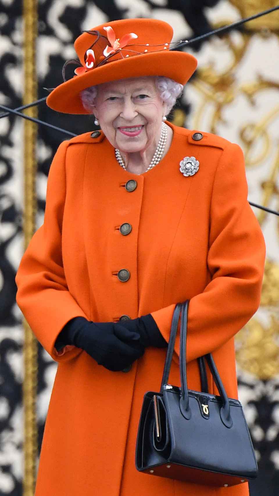 Isabel II en un acto público, en octubre de 2021.