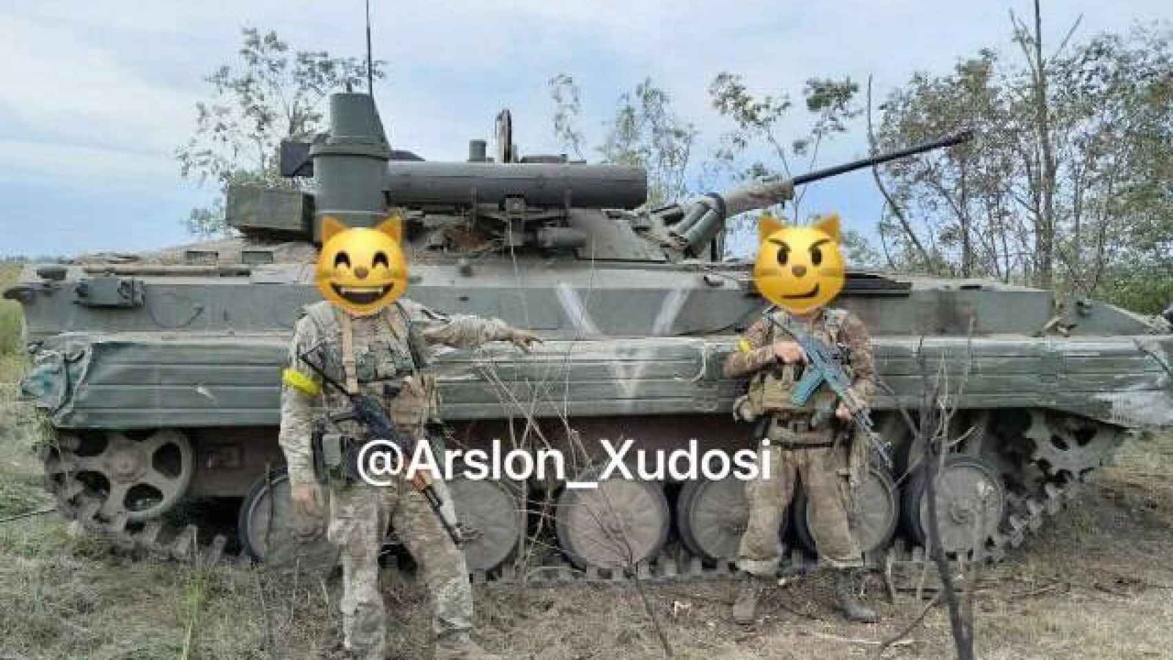 BMP-2M capturado por soldados ucranianos