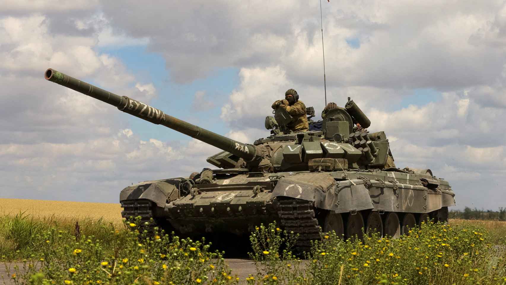 Tanque ruso en Ucrania