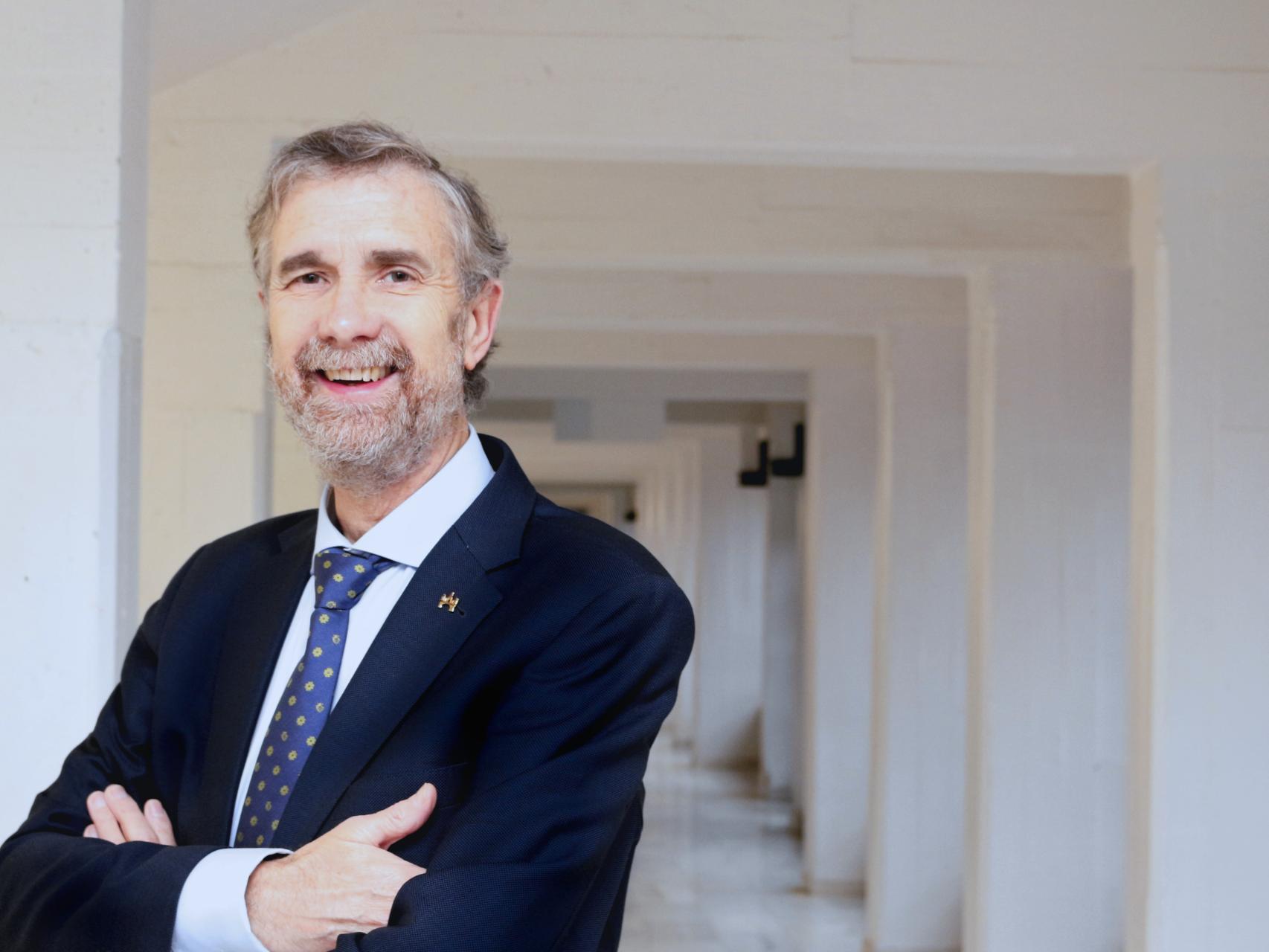 El rector de la Universidad de Burgos, Manuel Pérez Mateos.