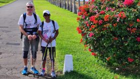 Ruby Vurdien y Dave Rixham, afincados en Valladolid desde 1988 y 1981 respectivamente, han recorrido Isla Mauricio en una iniciativa en colaboración con la AECC  y Link to Life