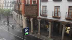 Una tromba de agua sacude Valladolid