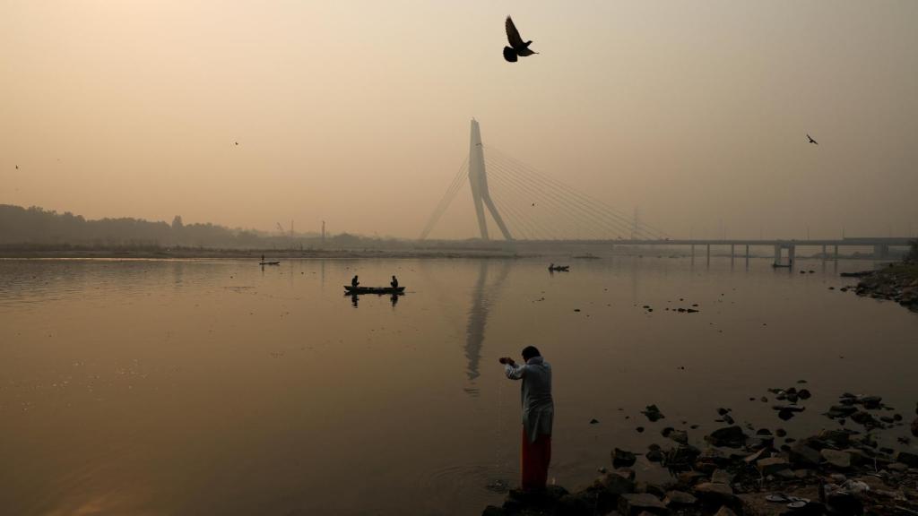 Contaminación en la ciudad india de Nueva Delhi.