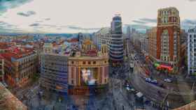 Vista de uno de los barrios del centro de Madrid.
