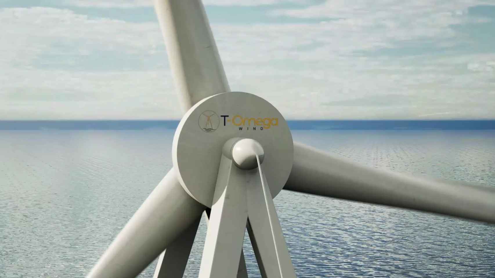 Detalle de la turbina de doble eje de T-Omega Wind
