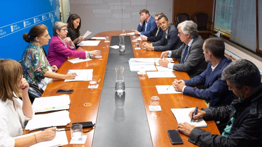 Reunión de la Xunta con representantes del sector.
