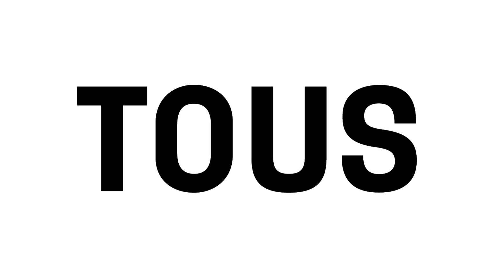 Nueva tipografía del logo de Tous.