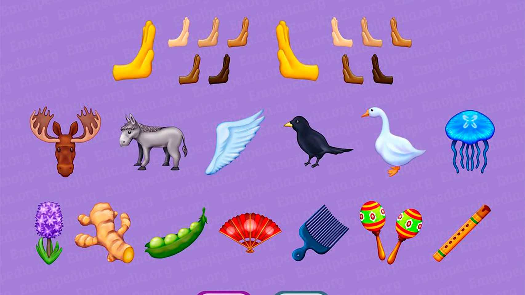Los emojis nuevos de Unicode 15.0