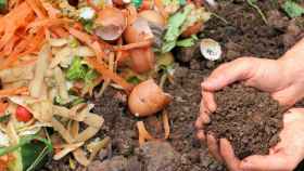 El compost es un fertilizante natural que puede elaborarse de forma casera.