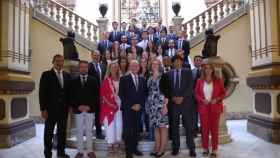 Recepción del alcalde de Málaga, Francisco de la Torre, a los analistas del nuevo Grupo de Análisis Bancario de Citi en Málaga.