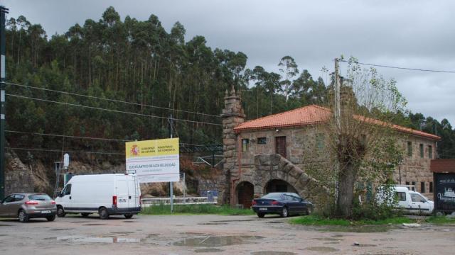 Estación de Uxes, en Arteixo (A Coruña).