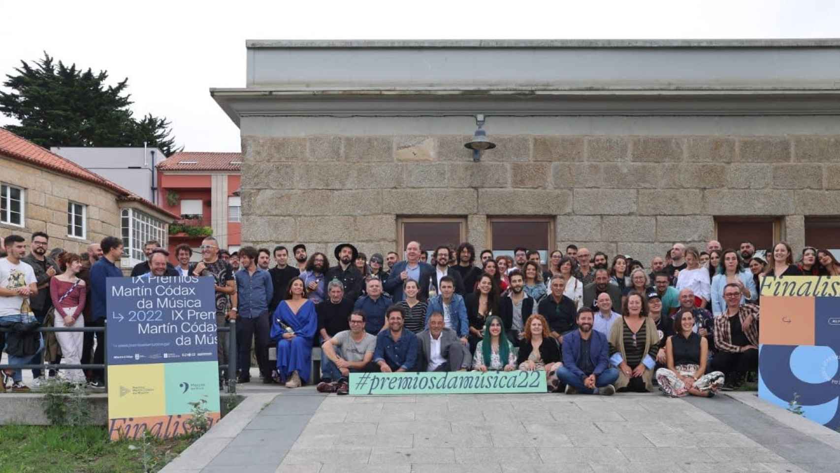 Finalistas de los Premios Martín Códax de la Música.