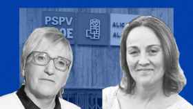 Ana Barceló y María José Adsuar, quienes disputarán las primarias del PSOE de Alicante.