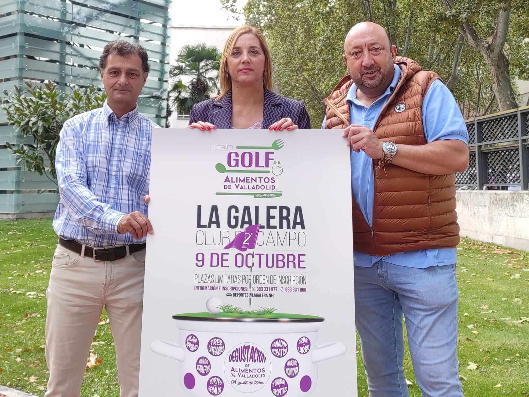 Presentación del campeonato de Golf en colaboración con Alimentos de Valladolid