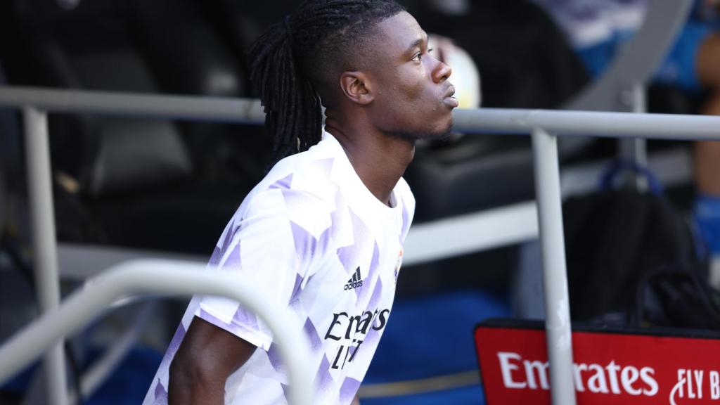 Eduardo Camavinga, con el Real Madrid