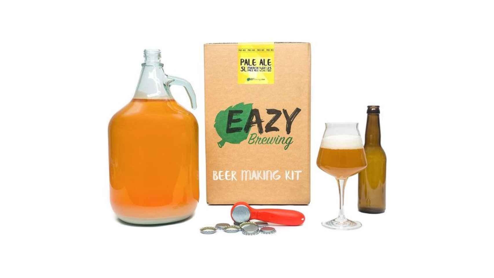 Kit de elaboración de cerveza artesanal de Eazy Brewing