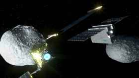 La nave DART y el cube sat LICIACube, que registrará el impacto contra un asteroide