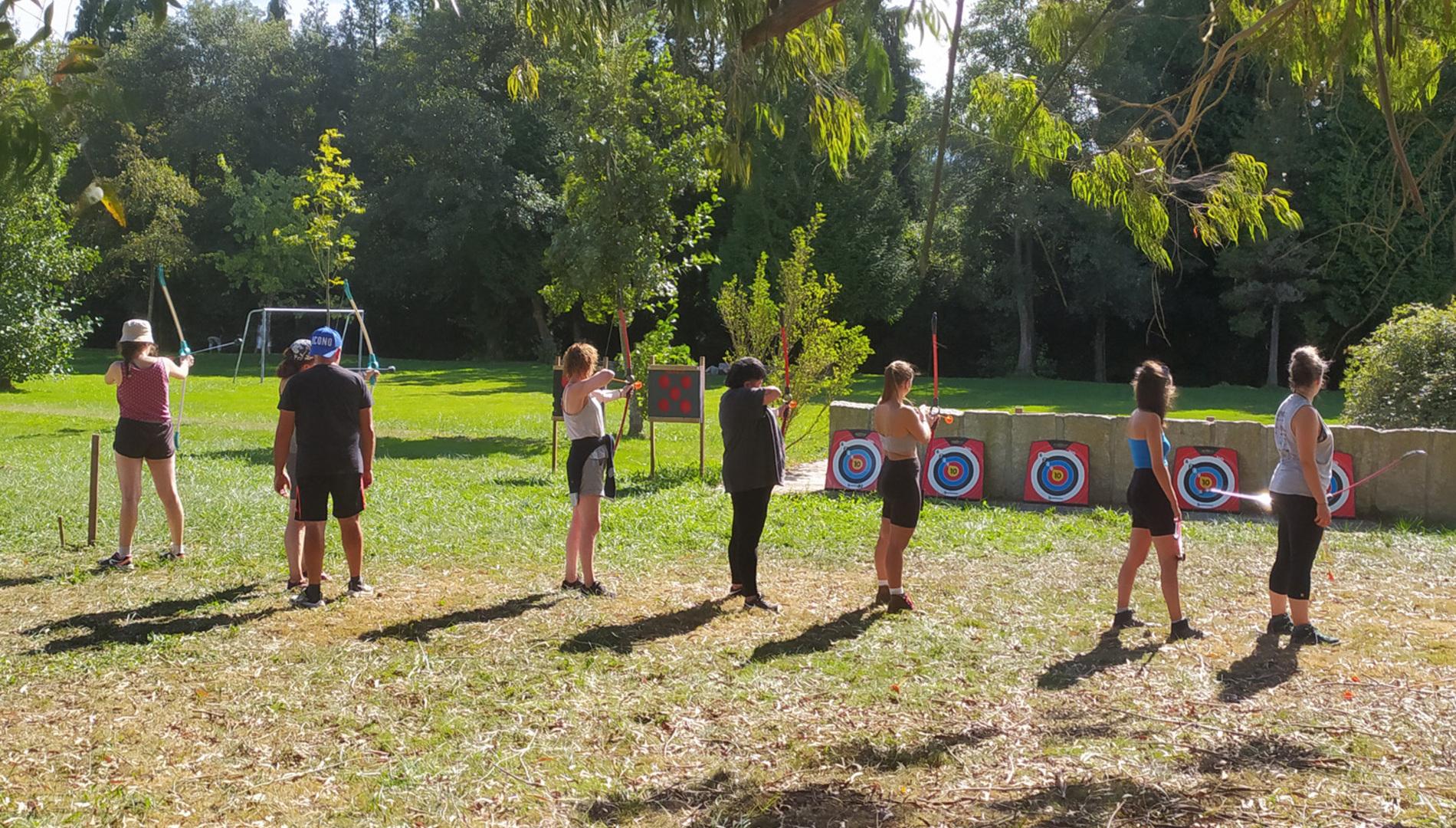 Actividad de tiro con arco