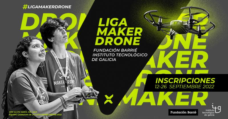 Cartel de la segunda edición de la Liga Maker Drone