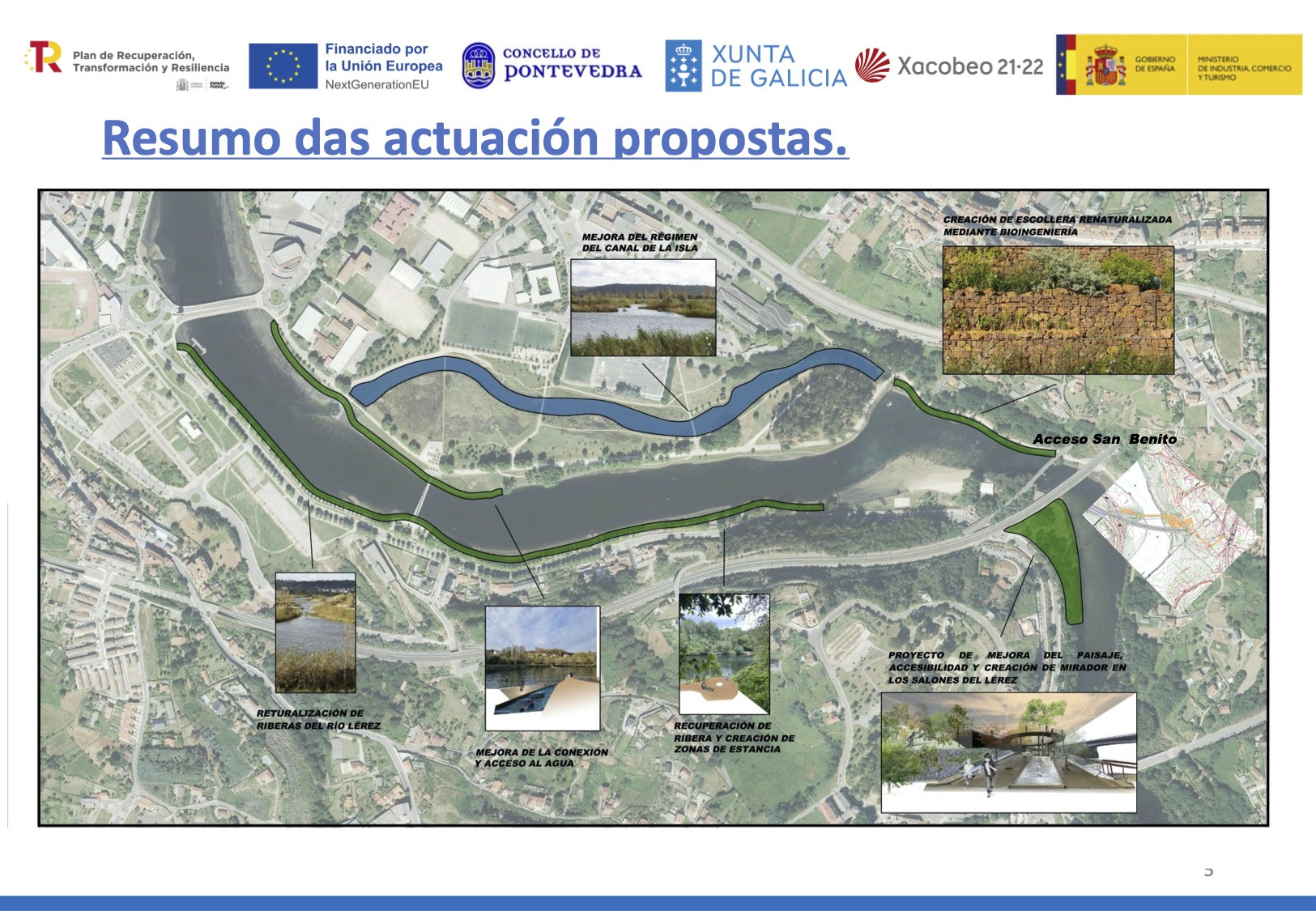 Plano del proyecto. Imagen: Concello de Pontevedra