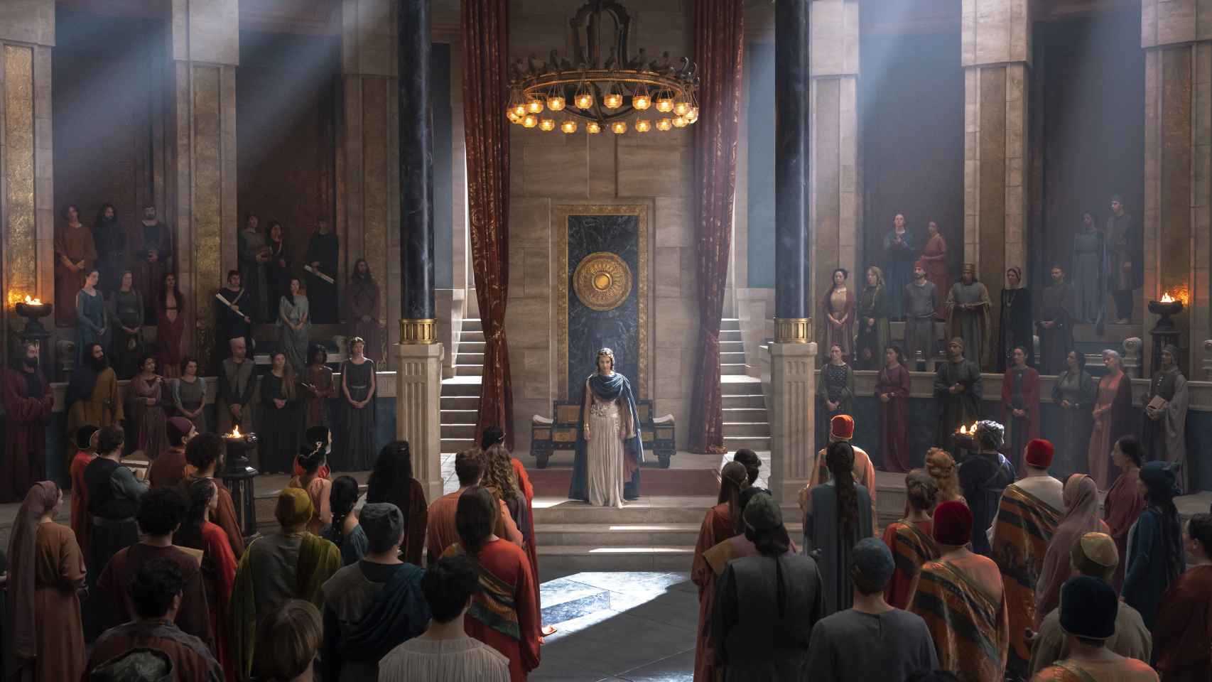 La Reina Regente Míriel en la emblemática escena final.