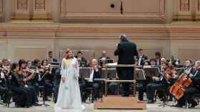 La orquesta del Teatro Real de Madrid en el Carnegie Hall, en Nueva York (EE.UU). Foto: Ángel Colmenares / EFE