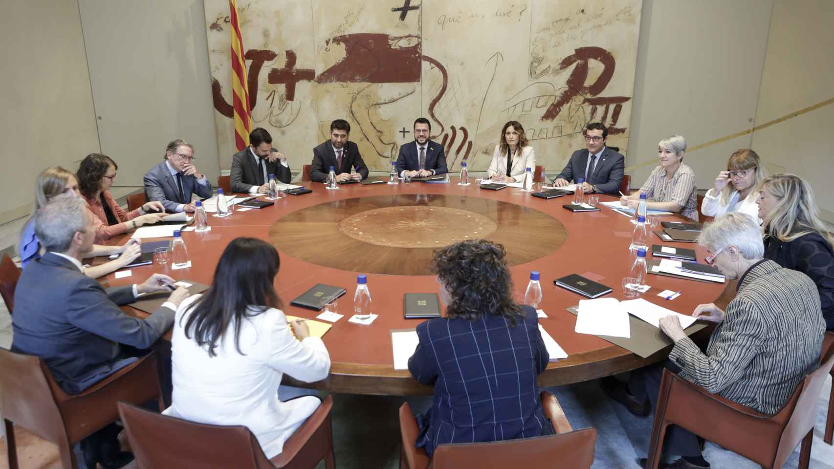El Gobierno autonómico catalán, reunido.