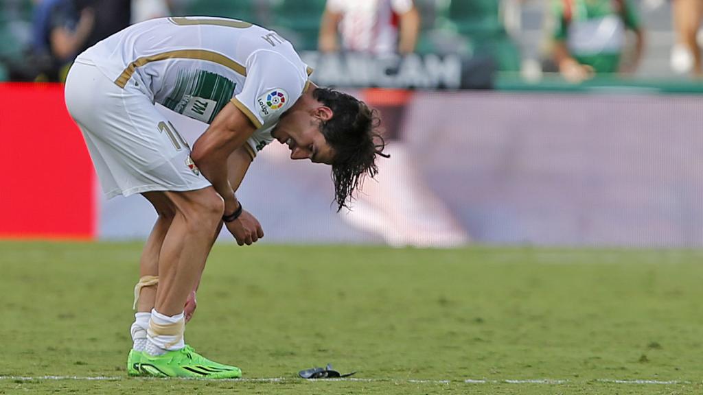 Pere Milla, en la imagen en su último partido, será baja ante el Barça.