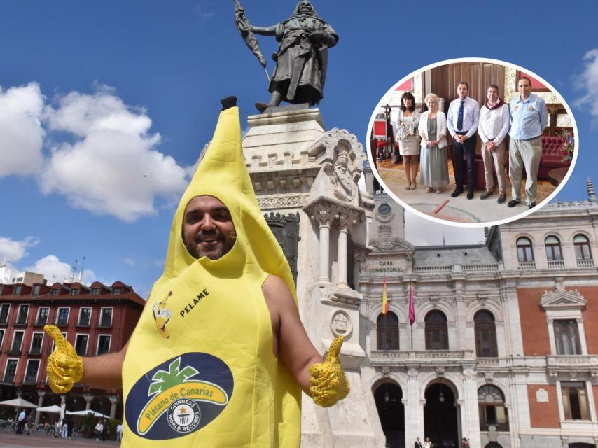 Valladolid bate el Récord Guinness de personas comiendo plátanos