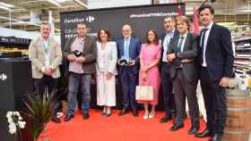 La consejera de Economía, Empresas y Empleo, Patricia Franco, en el acto de entrega de premios a las mejores pymes de Carrefour