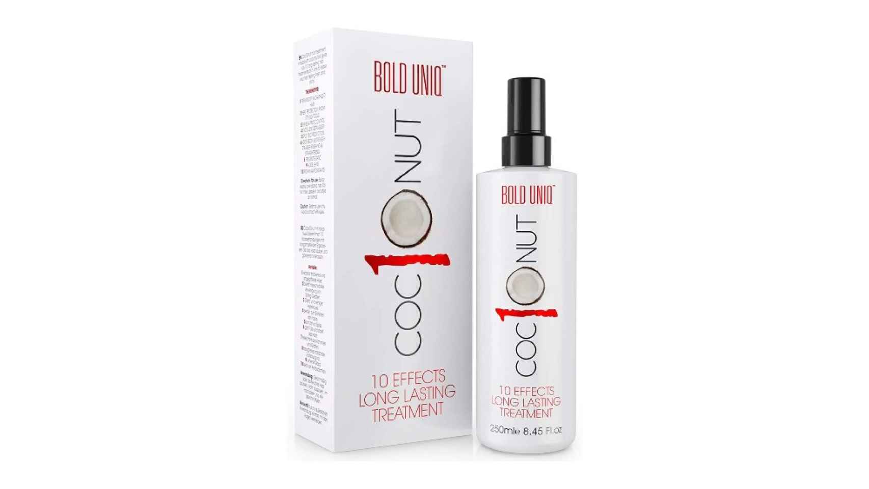 Spray protector de coco de Bold Uniq
