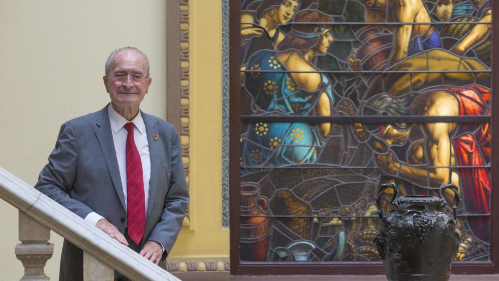 Francisco de la Torre, en el Ayuntamiento de Málaga.