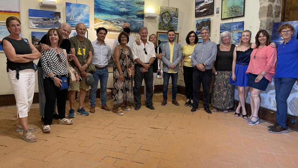 Imagen de la exposición en el castillo de La Adrada