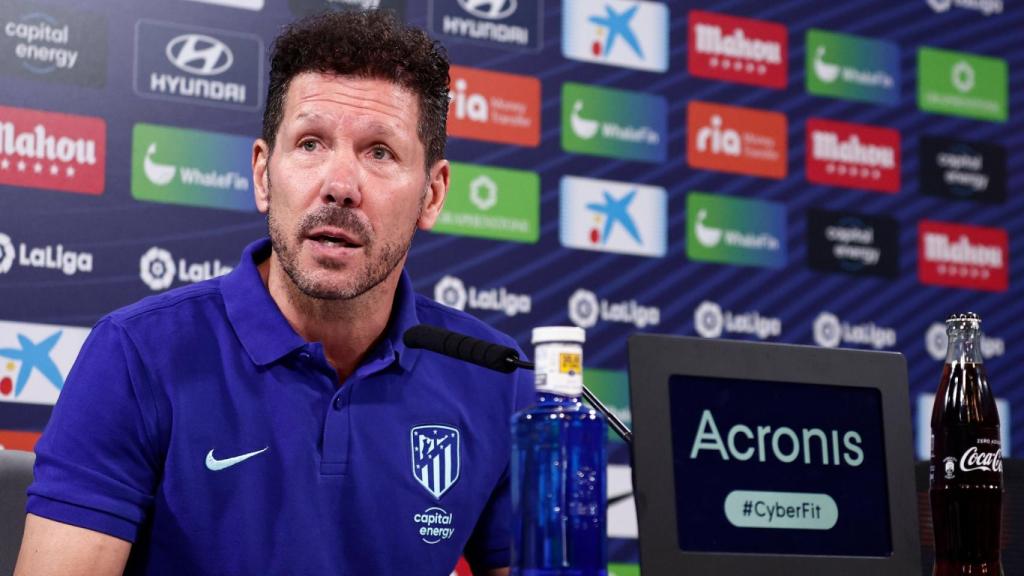 Simeone, en rueda de prensa